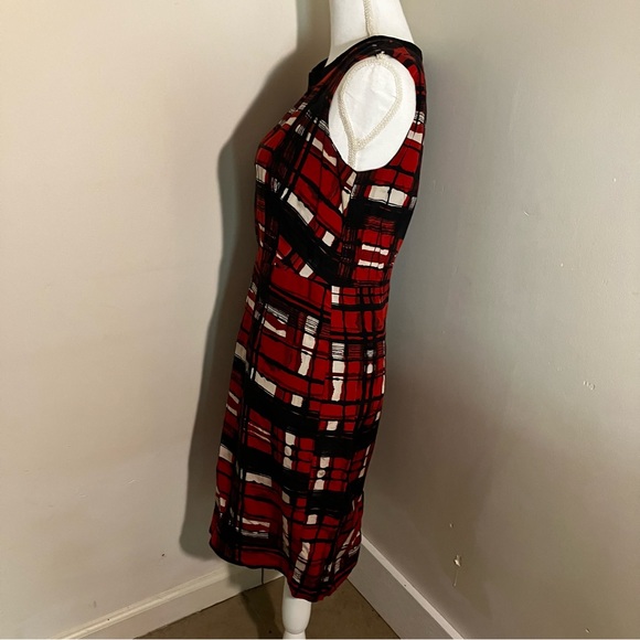 Jacob rust orange cotton silk blend dress 6 - Picture 10 of 14